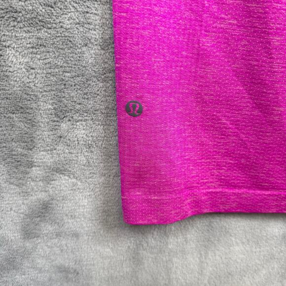 LULULEMON Metal Vent Tech Polo Seamless Lightweight Pink Clay Mens Sz XL - Picture 10 of 10